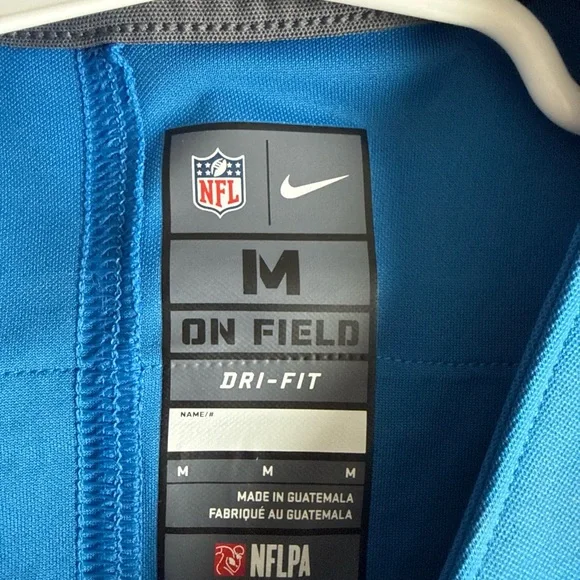 NFL Blue and Silver Men's Jersey